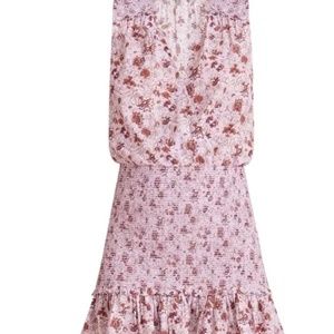 Veronica Beard Cox Floral Smocked Dress - Size Small